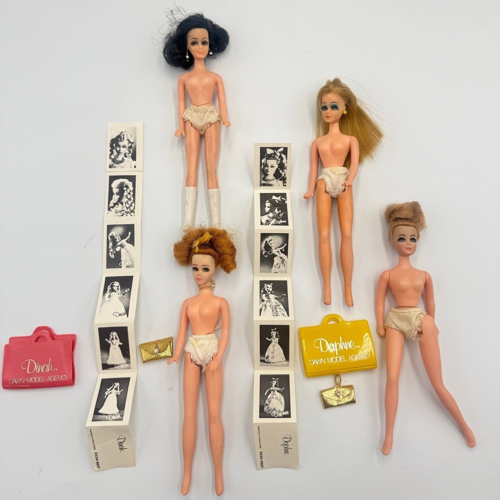 Topper Dawn Model Agency Doll Lot Dinah Daphne Denise Melanie Vintage Parts